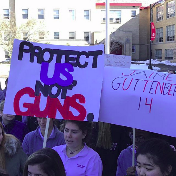 Show of Solidarity for Change: SHA Takes Part in the National Student Walkout